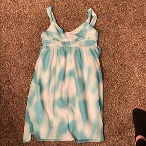 Maxi blue strapped dress